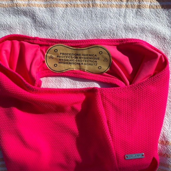 Zyia Fuchsia Maren High Waisted Bikini Bottom - Picture 3 of 5